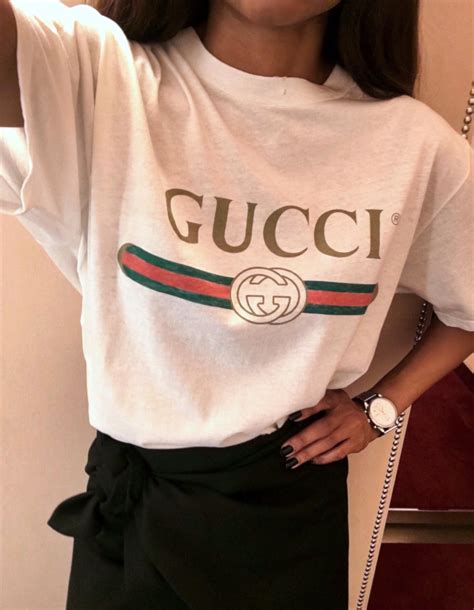 gucci tshirt donna 2018|gucci femme t shirt.